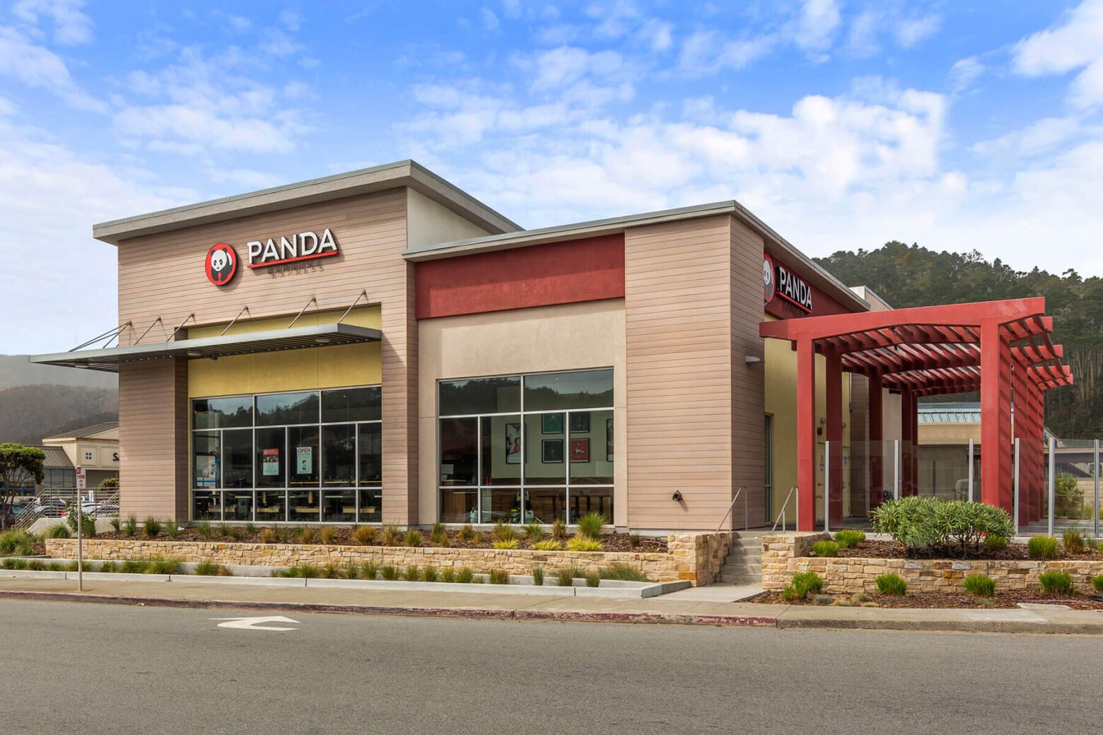 Starbucks and Panda Express on 500 Linda Mar Blvd