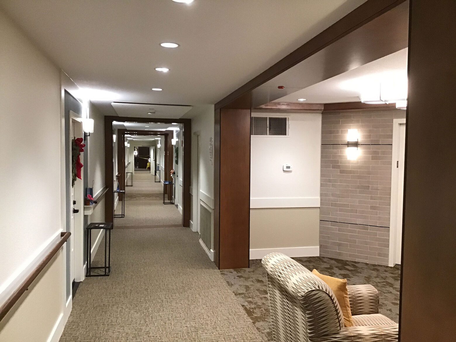 Meadows of Napa Valley Memory Care and Corridor